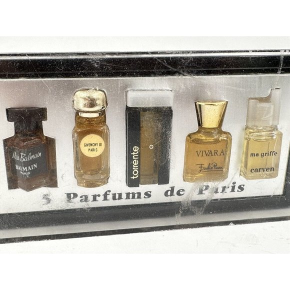Vintage Societe Generale de Parfumerie 5 Pc Mini Set (#1) - Picture 2 of 11
